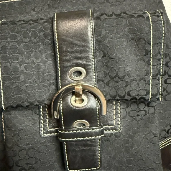 Coach SoHo Mini Signature and leather Women's Handbag tote - Picture 3 of 14
